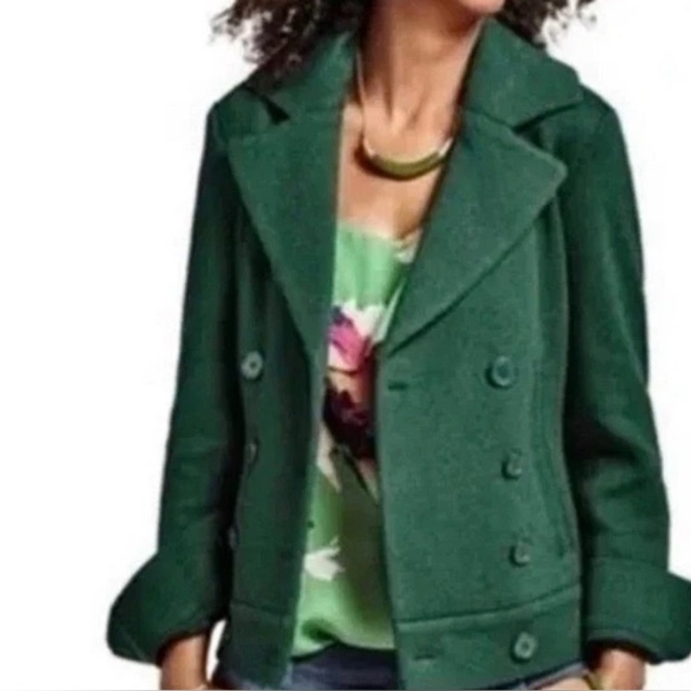 Cabi Green Pea Coat